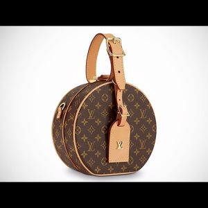 Louis Vuitton Petite Boite Chapeau Monogram Crossbody Canvas Bag Rare New w/ Tag